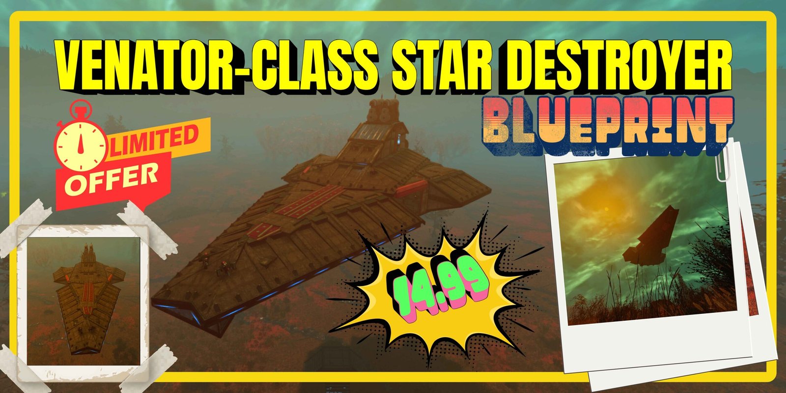 Venator-Class Star Destroyer Blueprint Fallout 76